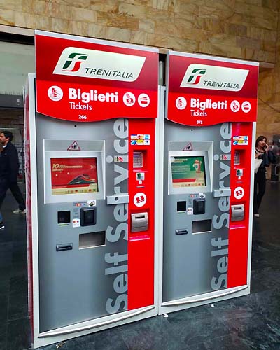 イタリアの列車のチケット購入方法