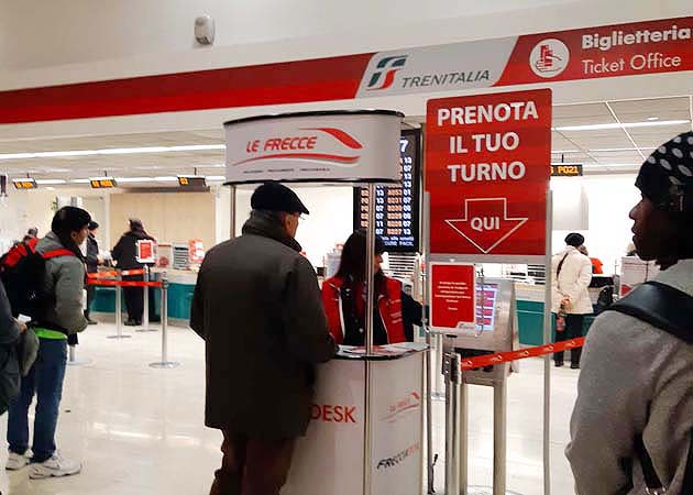 ミラノ中央駅のチケット売場と購入方法